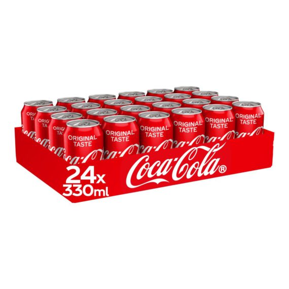 Coca Cola Blikjes 33cl – Tray 24 Stuks - Afbeelding 2