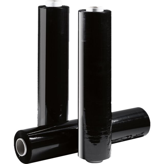 Palletfolie, stretch, LDPE, 50cm, 270m, 23my, zwart